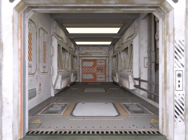 Uzay İstasyonu / 3d Cg işleme uzay istasyonu.