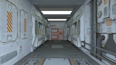 Uzay İstasyonu / 3d Cg işleme uzay istasyonu.