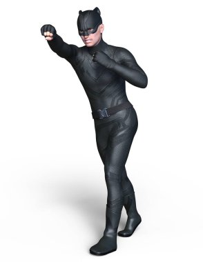 Süper kahraman / 3d Cg işleme bir süper kahraman.