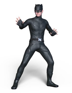 Süper kahraman / 3d Cg işleme bir süper kahraman.