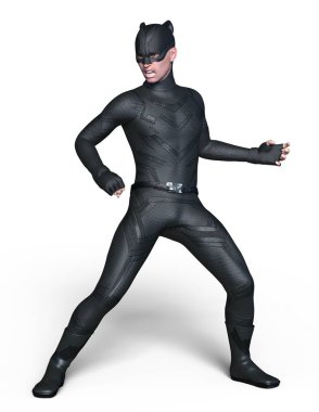 Süper kahraman / 3d Cg işleme bir süper kahraman.