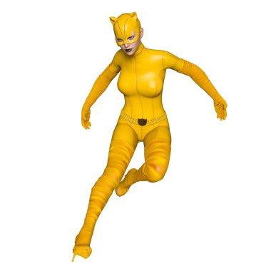 Süper kadın / 3d Cg işleme süper bir kadın