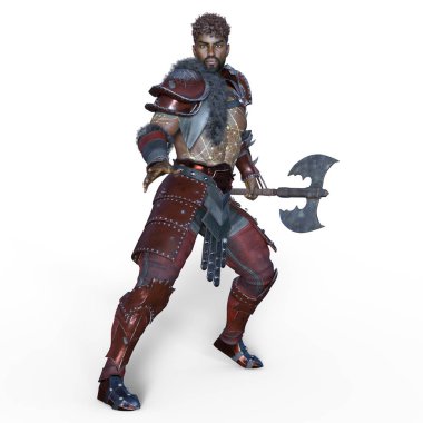 Karahan /3d Cg işleme bir şövalyenin.