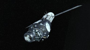 Yapay uydu/3d Cg işleme yapay bir uydu. Bu görüntü bir şekilde döşenmiş tarafından Nasa unsurları.