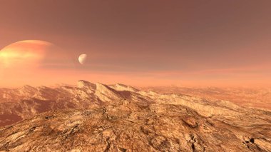 Rocky Dağları / 3d Cg işleme rocky Dağları'nın. 