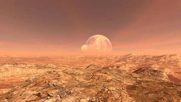 Rocky Dağları / 3d Cg işleme rocky Dağları'nın. 