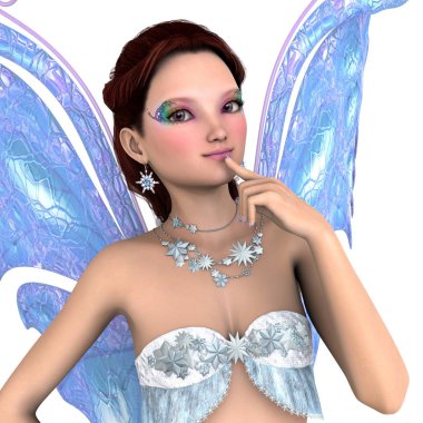 Peri / 3d Cg işleme bir peri.