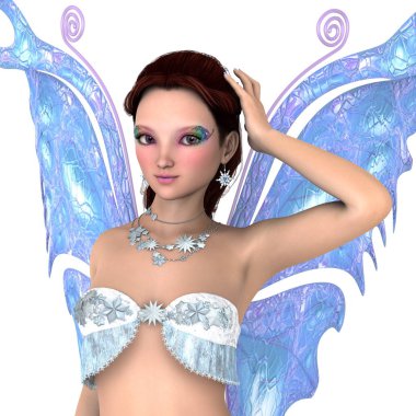 Peri / 3d Cg işleme bir peri.