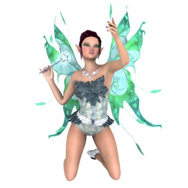 Peri / 3d Cg işleme bir peri.