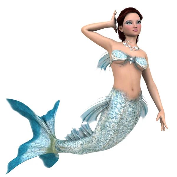 Sirena Representación Una Sirena — Foto de Stock