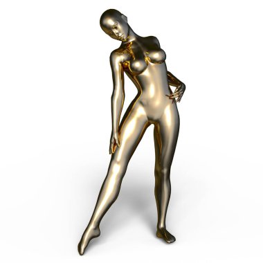 Kadın resim / 3d Cg render bir kadın görüntüsü.