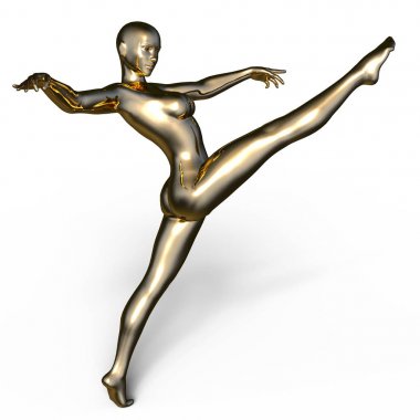 Kadın resim / 3d Cg render bir kadın görüntüsü.