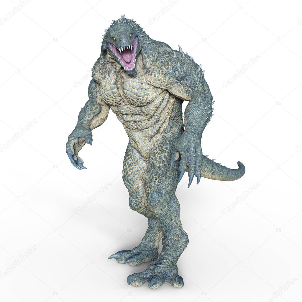 Monster / 3D CG rendering of a monster.