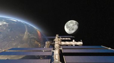 Yapay uydu/3d Cg işleme yapay bir uydu. Bu görüntü bir şekilde döşenmiş tarafından Nasa unsurları.