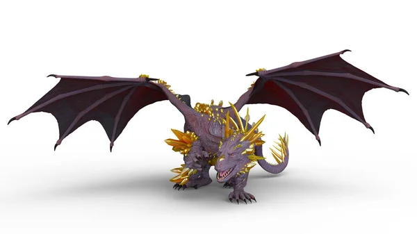 Dragon Rendering Drake — Stockfoto
