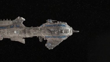 Uzay gemisi / 3d Cg render bir uzay gemisi. Bu görüntü bir şekilde döşenmiş tarafından Nasa unsurları 