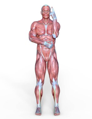 Erkek yatıyordu figürü/3d Cg işleme bir erkek yatıyordu figür.