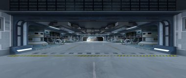Uzay İstasyonu / 3d Cg işleme uzay istasyonu. Bu görüntü bir şekilde döşenmiş tarafından Nasa unsurları 