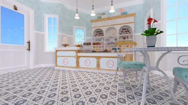 Patisserie Rendering Van Patisserie — Stockfoto