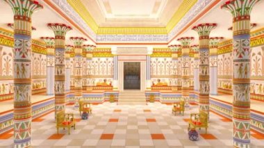 Antik kalıntıları / Antik kalıntıların 3d Cg render.