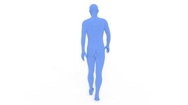 Erkek vücut / 3d Cg işleme bir erkek vücudunun.