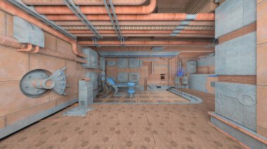 Laboratuvar / 3d Cg işleme laboratuvarı.