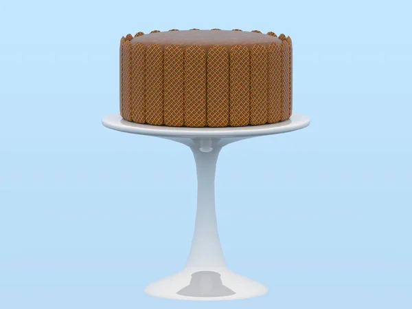 Cake 雪纺蛋糕的 — 图库照片