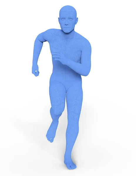 Male Body Rendering Male Body — Stock Photo, Image