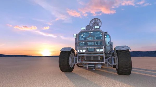 Utrymme Rover Rendering Utrymme Rover — Stockfoto