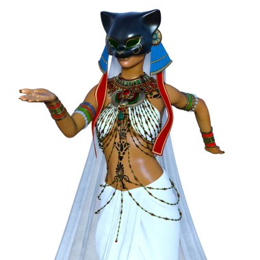 Dansöz / 3d Cg render bir dansöz.