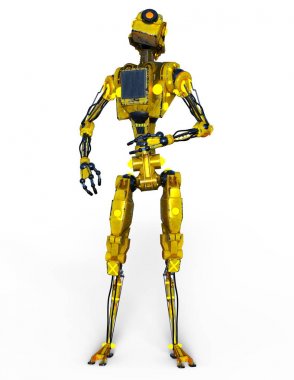 Robot / 3d Cg işleme bir robot.