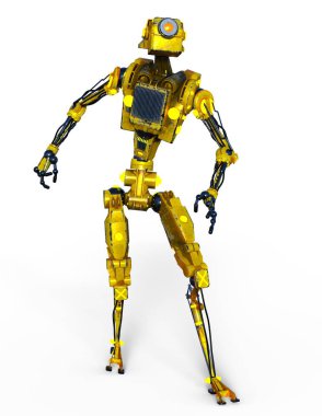 Robot / 3d Cg işleme bir robot.