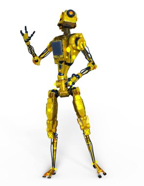 Robot / 3d Cg işleme bir robot.