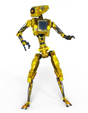 Robot / 3d Cg işleme bir robot.