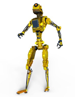 Robot / 3d Cg işleme bir robot.