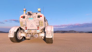 Uzay rover / 3d Cg işleme alanı Rover.