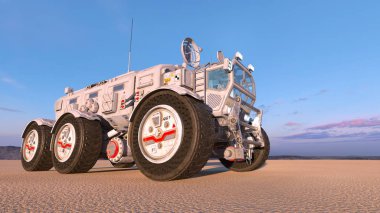 Uzay rover / 3d Cg işleme alanı Rover.