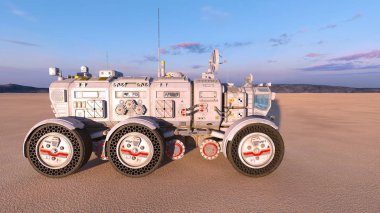 Uzay rover / 3d Cg işleme alanı Rover.