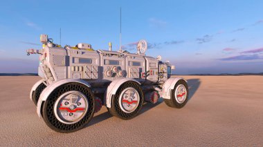 Uzay rover / 3d Cg işleme alanı Rover.
