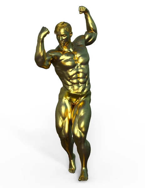 Karossören Rendering Body Builder — Stockfoto