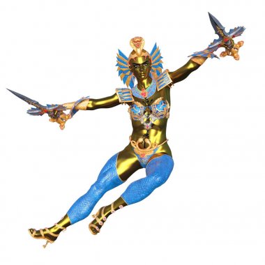 Kadın fencer / kadın bir eskrimci 3d Cg render.