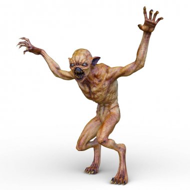 Canavar / 3d Cg işleme bir canavar.