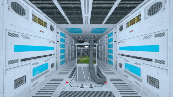 Space Station Rendering Space Station — Stock Photo, Image