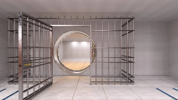 Vault room/3D CG rendering of the vault room.
