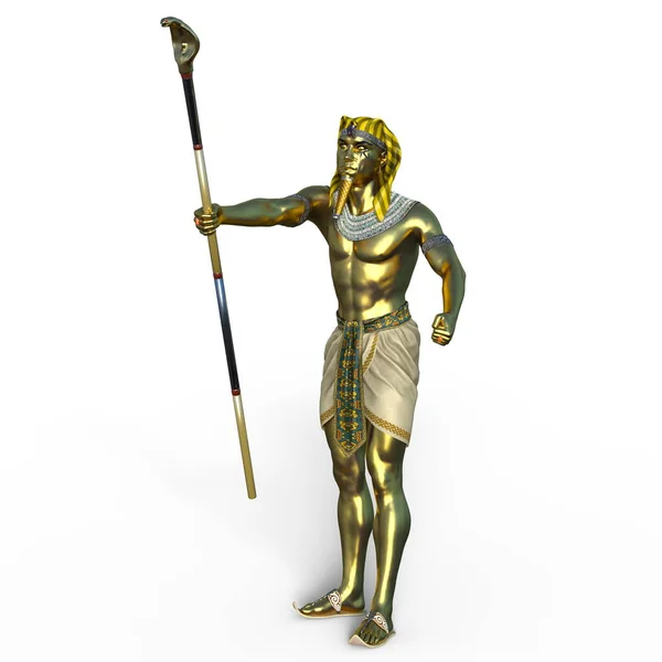 Pharaoh Rendering Pharaoh — стоковое фото