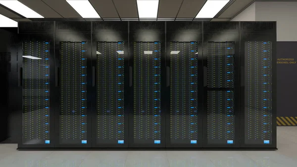 Supercomputing Center Rendering Supercomputing Center — Stock Photo, Image