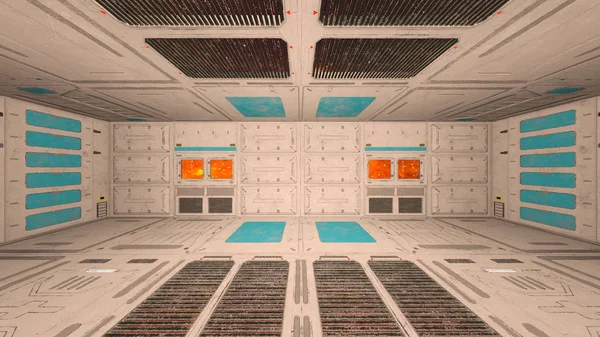 Estación Espacial Representación Estación Espacial — Foto de Stock