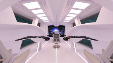 Kontrol odası / 3d Cg işlenmesini kontrol odası.