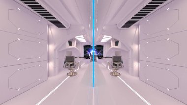 Kontrol odası / 3d Cg işlenmesini kontrol odası.