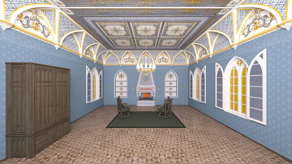 Bedroom / 3D CG rendering of the bedroom
.